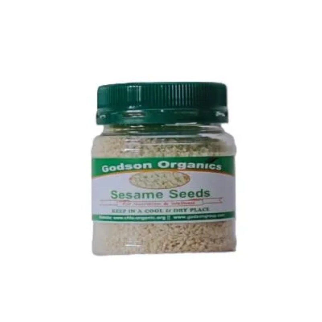 GODSON ORGANICS WHITE SESAME SEEDS 150G